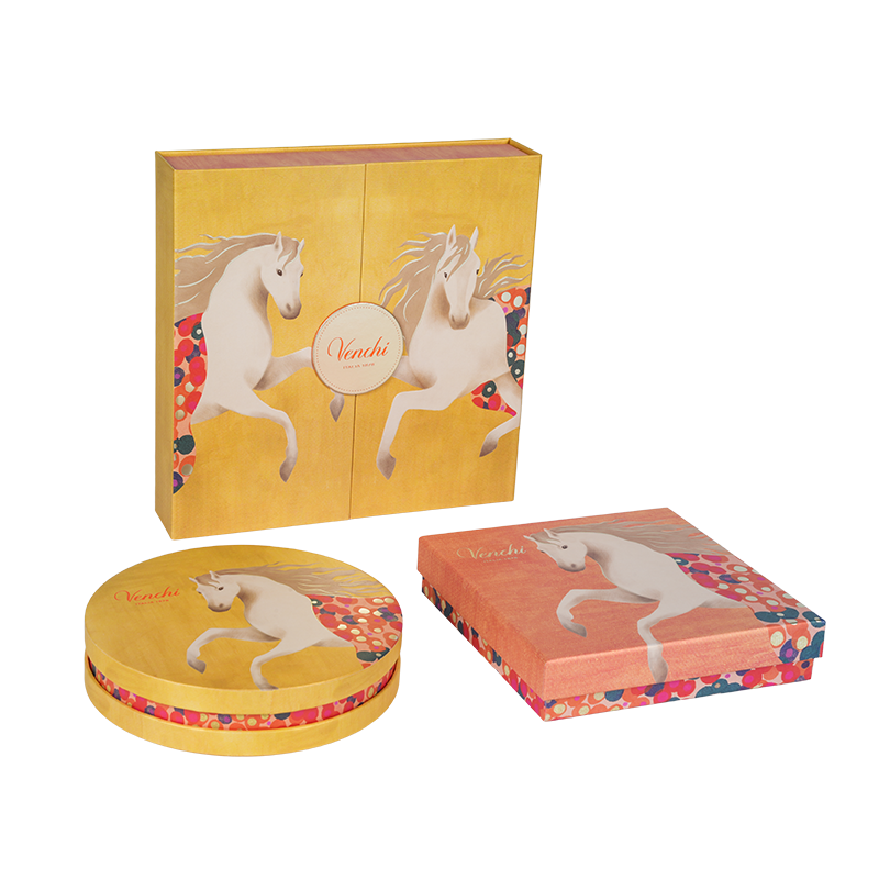 Jäykkä kaksiovinen suklaapakkauslaatikko