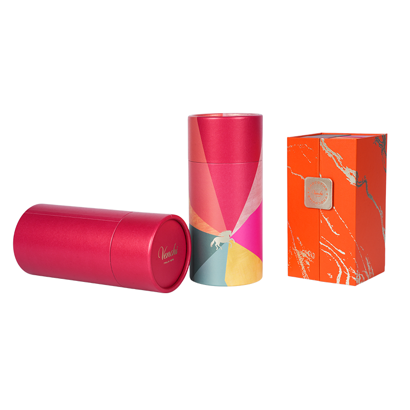 Jäykkä irrotettava kansi (taivas ja maa) pyöreä suklaaraasia