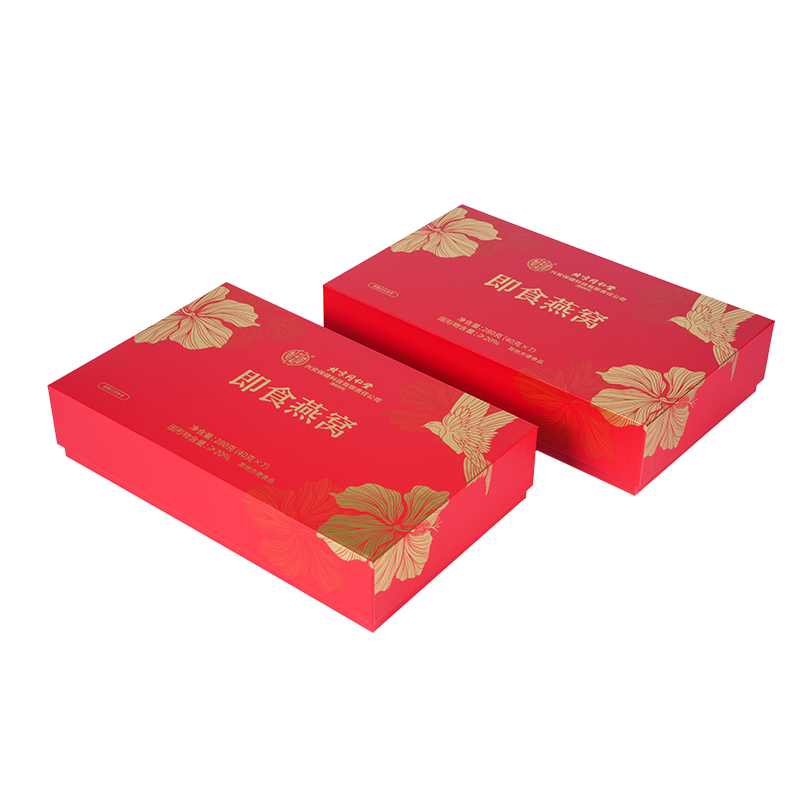 Jäykkä nostettava kansi linnunpesän lahjarasia