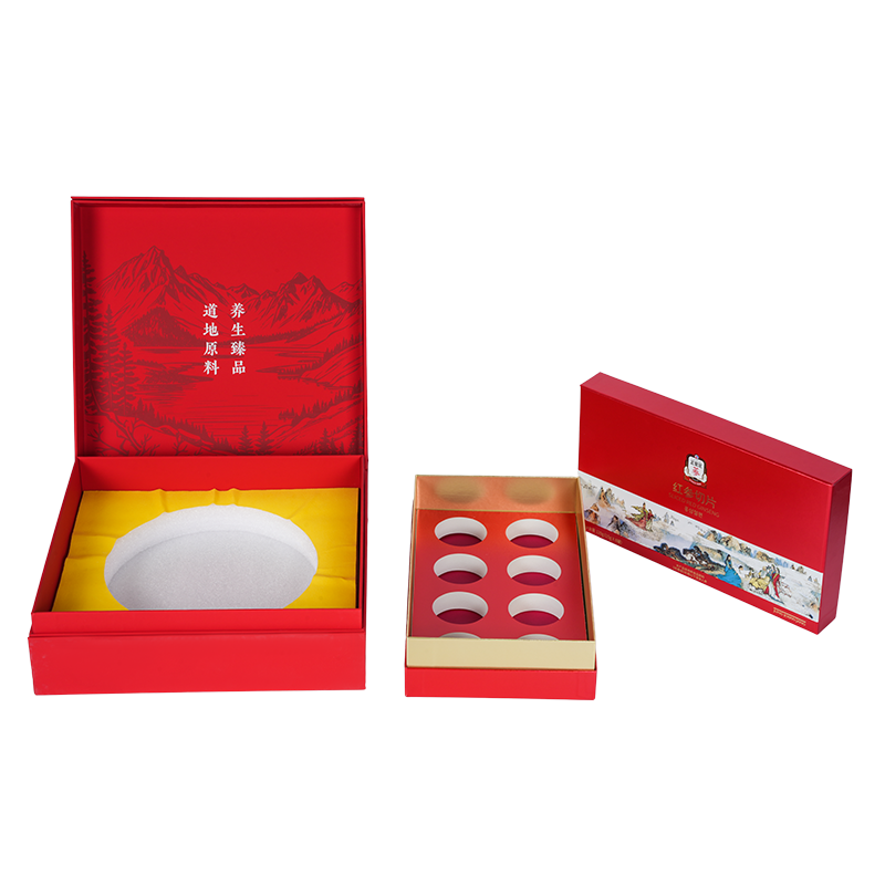 Jäykkä nostettava kansi linnunpesän lahjarasia