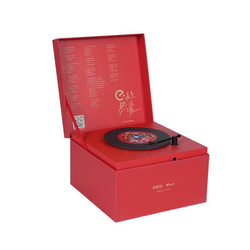 Loma-aiheinen kova kirjan muotoinen pyörivä musiikkirasia