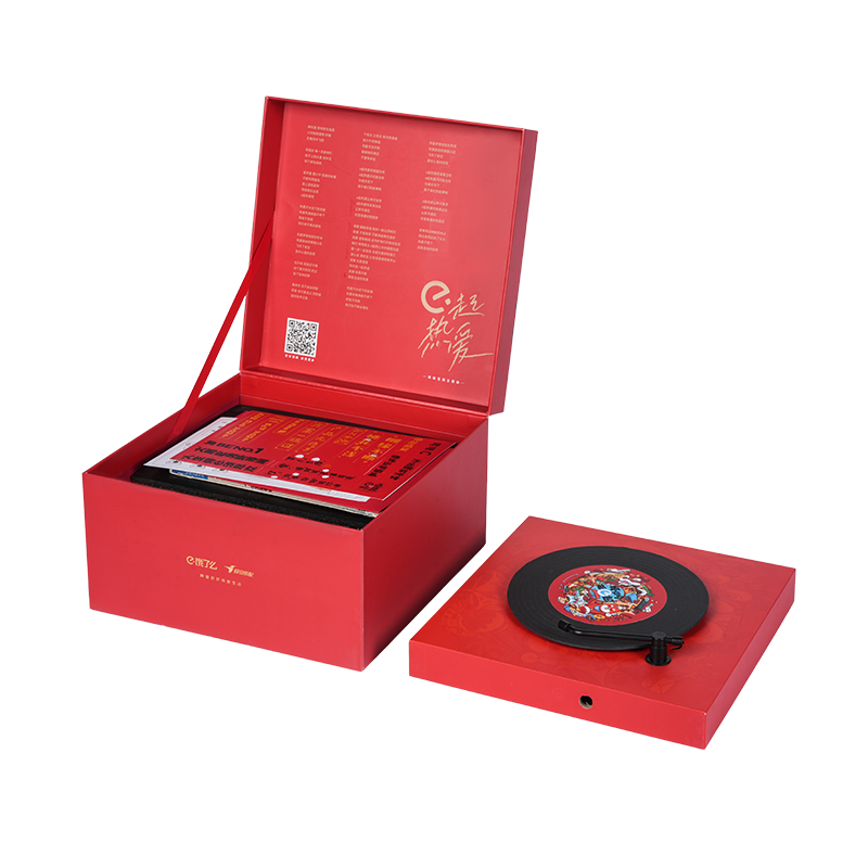 Loma-aiheinen kova kirjan muotoinen pyörivä musiikkirasia