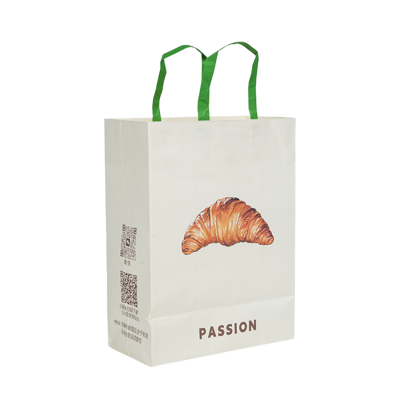 Vedenkestävä kahva kraft/valkoinen pahvi kakun kantolaukku