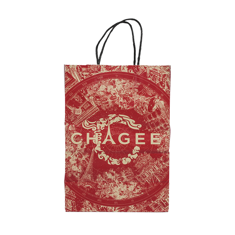 Keskipehmeä käsin kantava voimapaperikassi