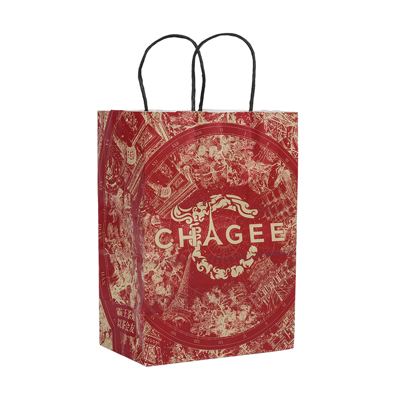 Keskipehmeä käsin kantava voimapaperikassi