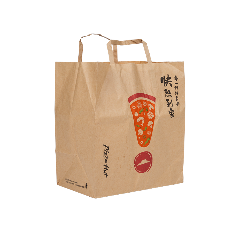 Vedenkestävä kahva kraft/valkoinen pahvi kakun kantolaukku