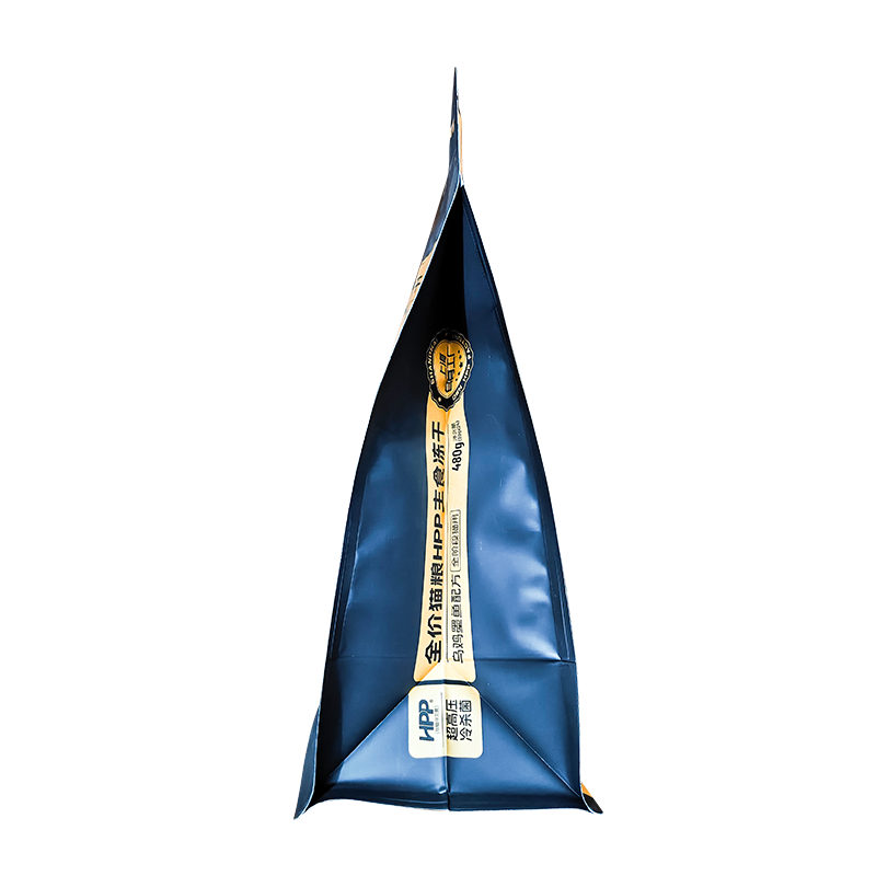 Lemmikkieläinten ruokien joustava pakkauspussi