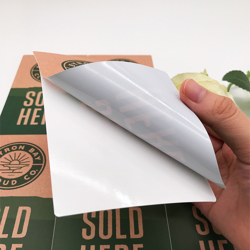 Elintarvikelaatuinen kraft-tarra – leipomo- ja vähittäiskaupan etiketti