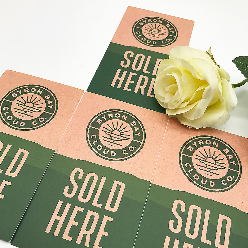 Elintarvikelaatuinen kraft-tarra – leipomo- ja vähittäiskaupan etiketti