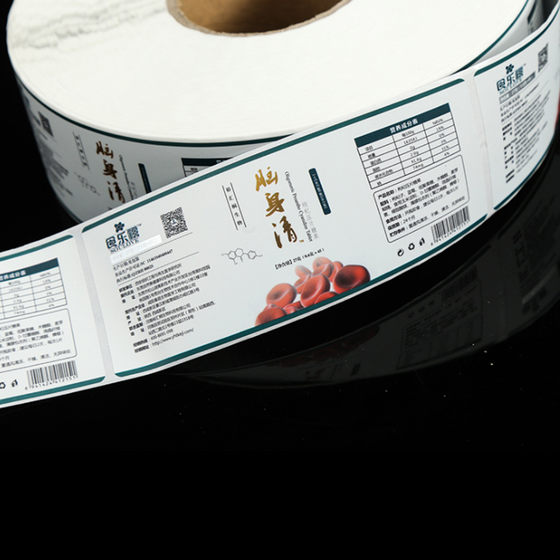 Itseliimautuvat etiketit terveyslisäaineille